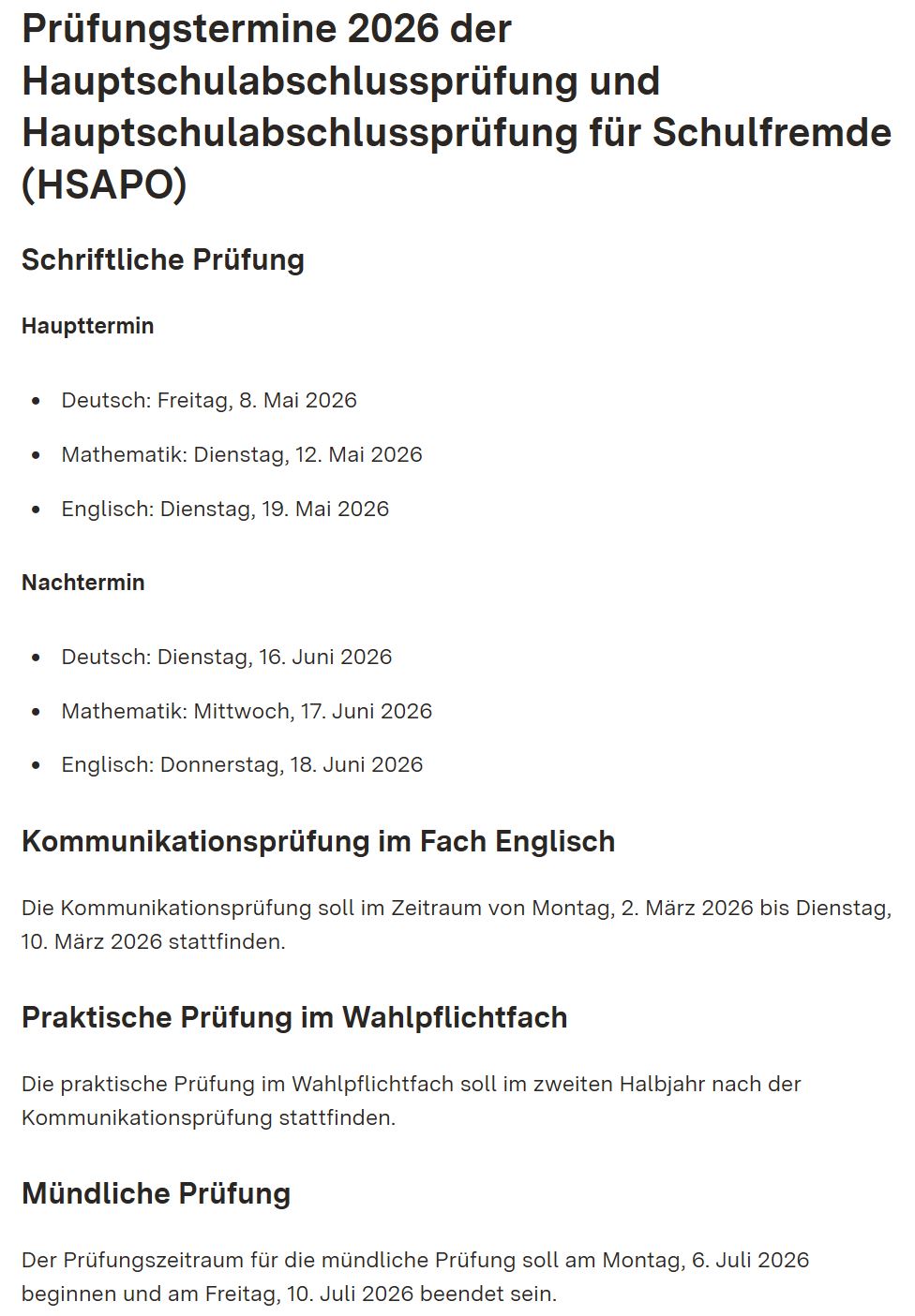 Prüfungstermine HS_26